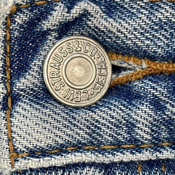 Vintage Levis 550 Relaxed Fit Jeans Rigid Denim Sz 34x29 - Picture 8 of 16